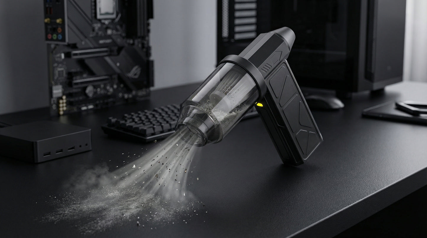 Clenvik|2-in-1 Air Duster & Mini Vacuum